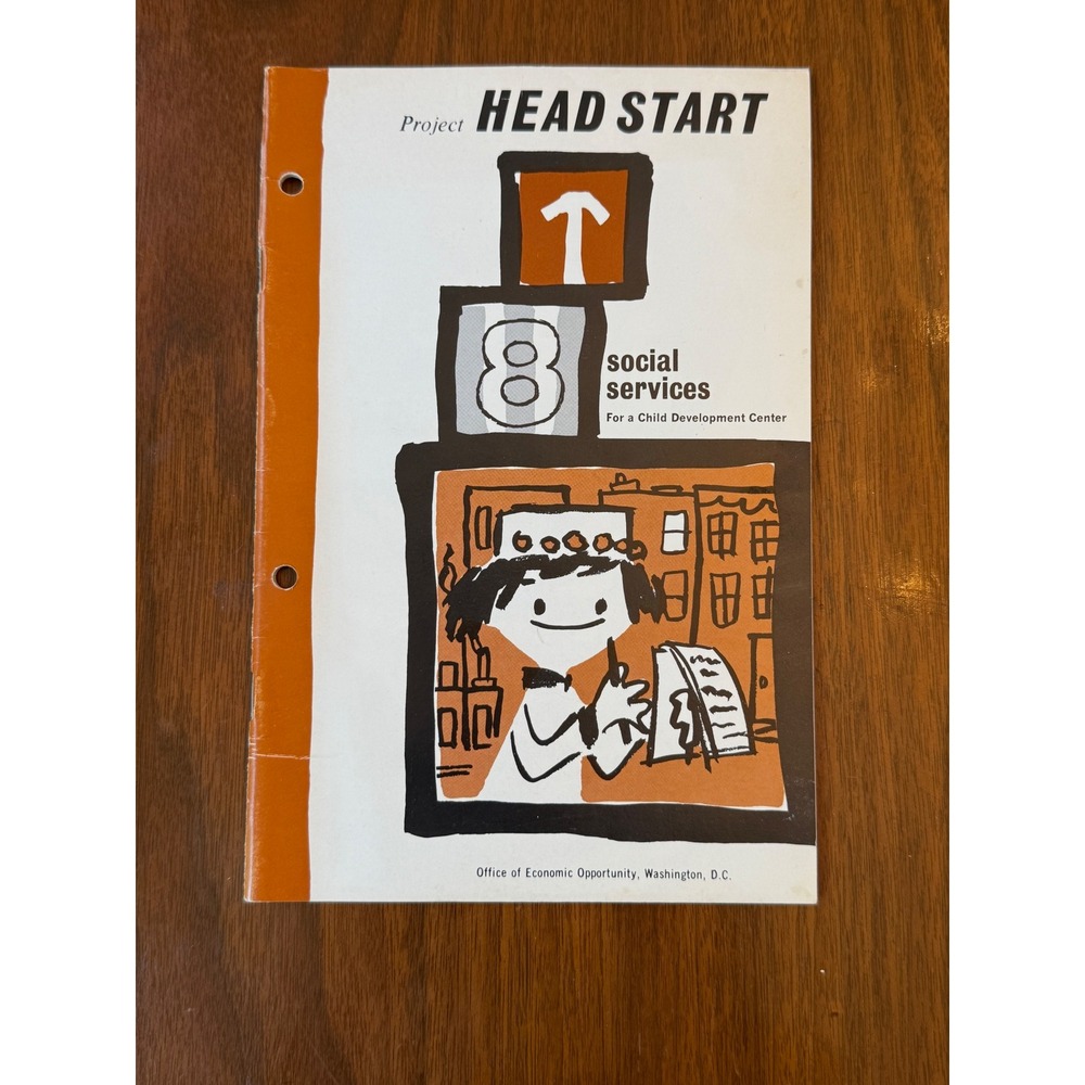 VTG‎ Project Head Start Social Services Booklet OEO Washington DC 1960s Ephemera